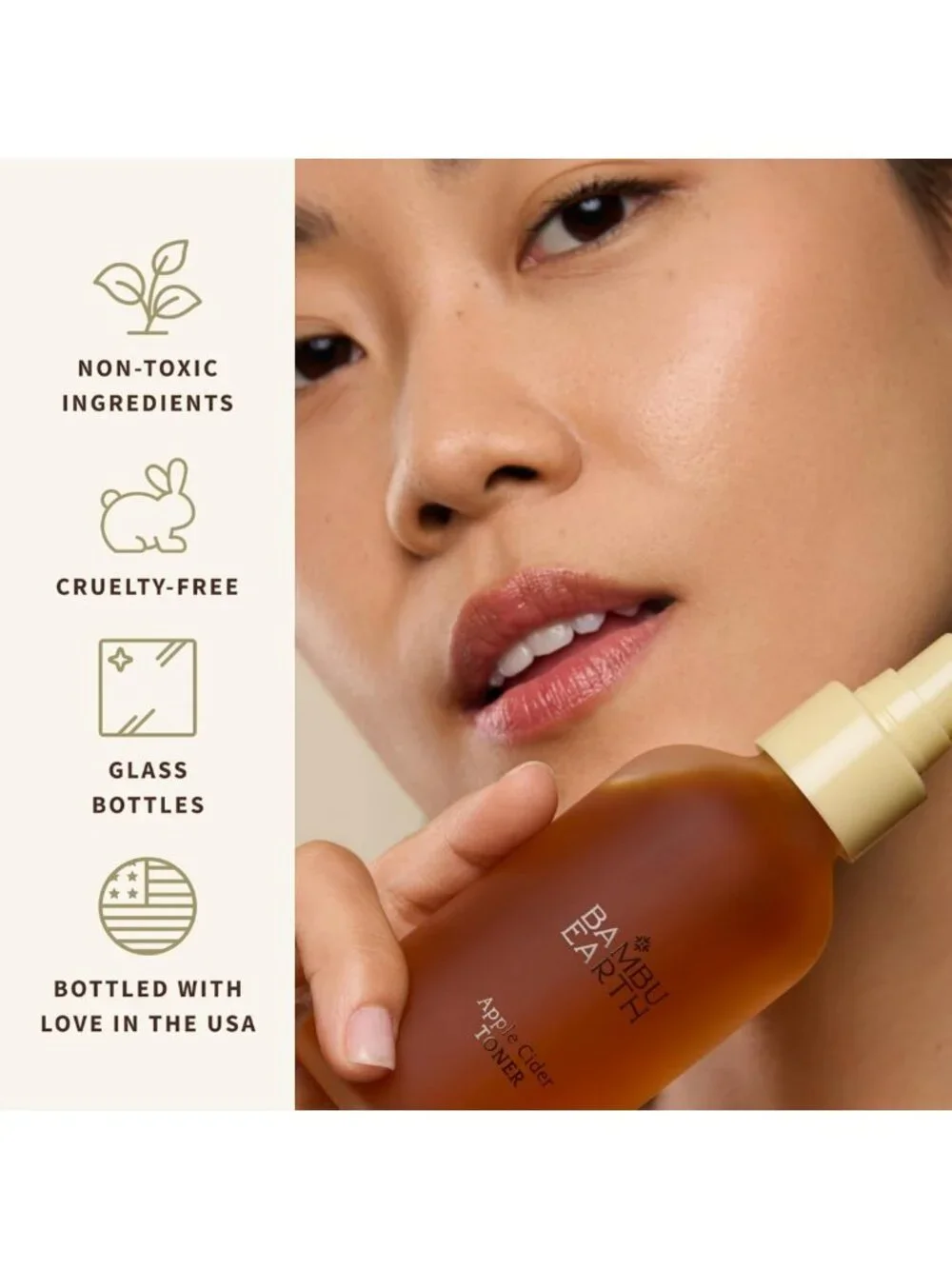 Clarifying Apple Cider Face Toner - Alcohol-Free, Refreshing & pH Balancing 4 oz